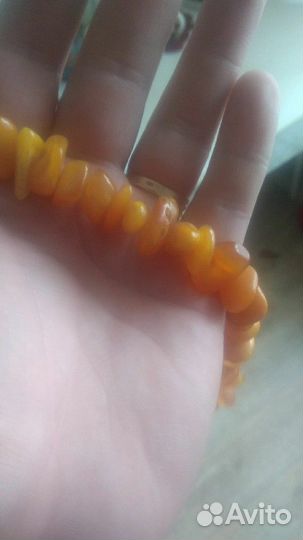 Бусы янтарные СССР