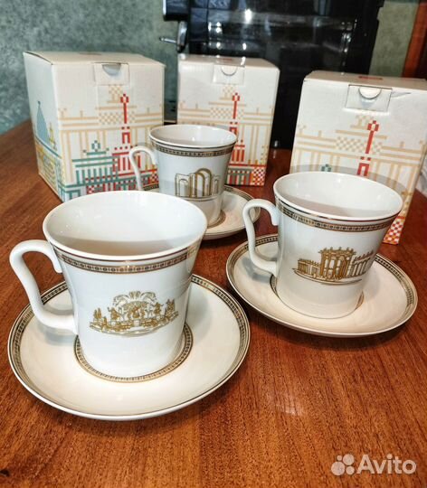 Коллекционная чайная пара Императорский Фарфоровый