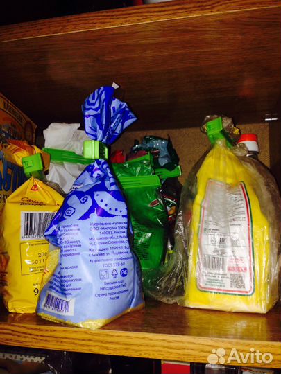 Оригинальные прищепки для пакетов 100 шт