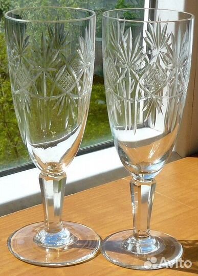 Довоенные бокалы советский хрусталь Прейскурант