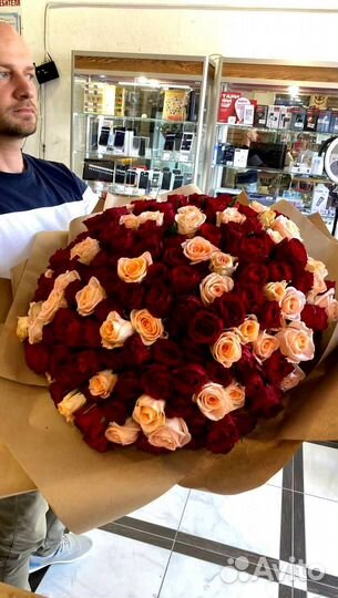 Букет роз 101 роза с доставкой