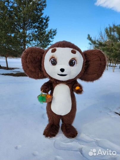 Белый Мишка Снежок и Чебураша