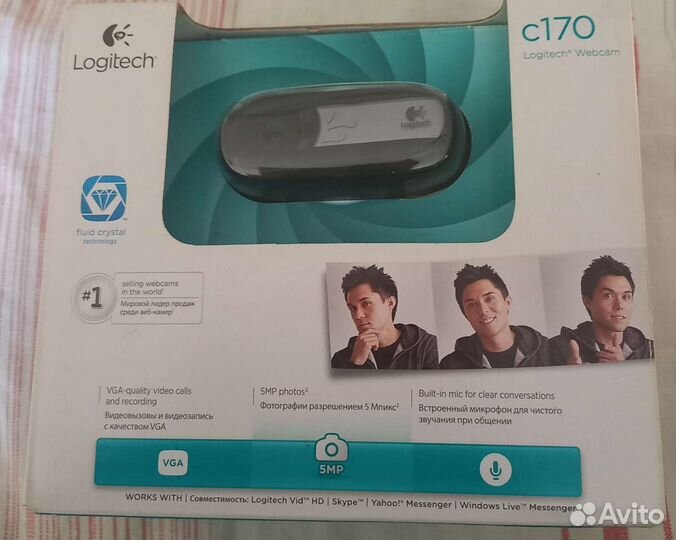 Веб камера Logitech с 170