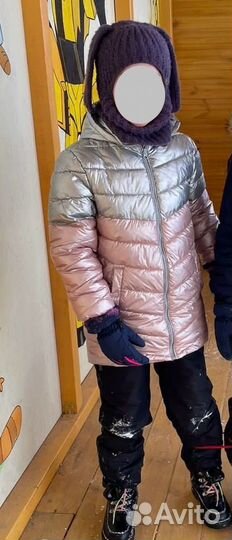 Зимний пуховик на девочку 158