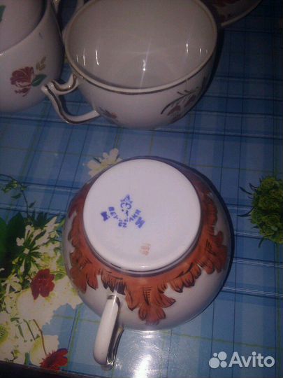 Чайные кружки,блюдце