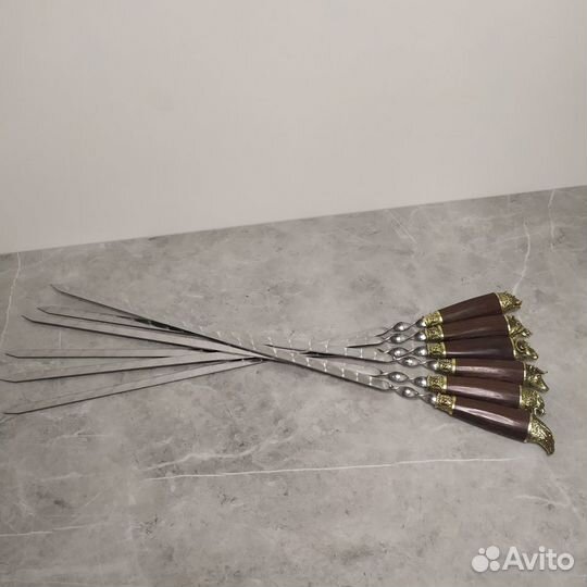 Подарок мужчине Шампура Звери 6 шт