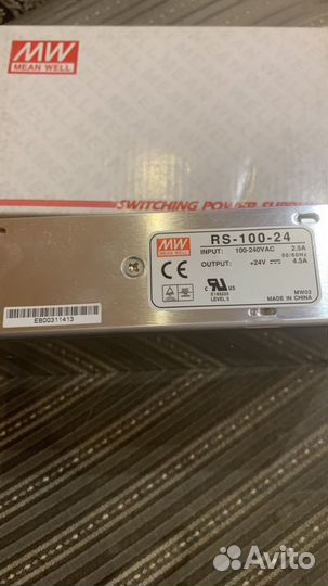 Блок питания Mean Well RS-100-24