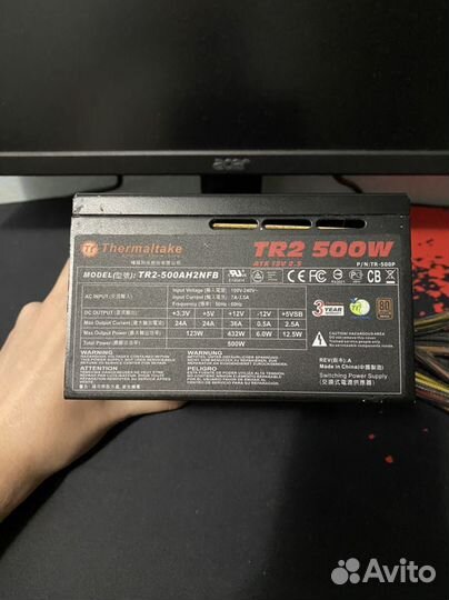 Блок питания thermaltake tr2 500W