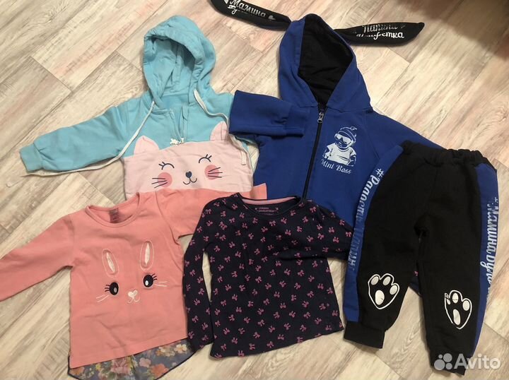 Вещи пакетом на девочку 86-92