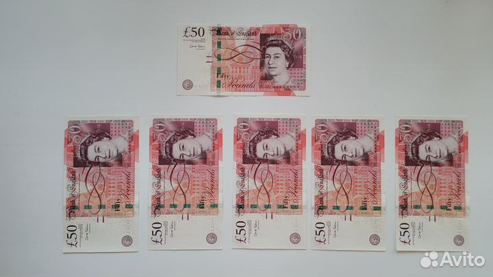 Швейцарские франки 8 серия Британские фунты Fсерия