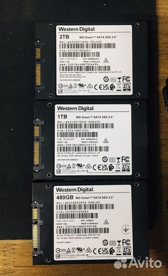 Лот SSD от 240 gb до 500gb под ремонт