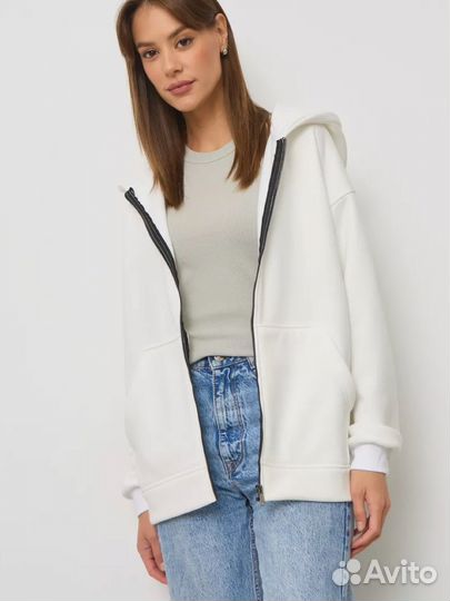 Зипка белая оверсайз