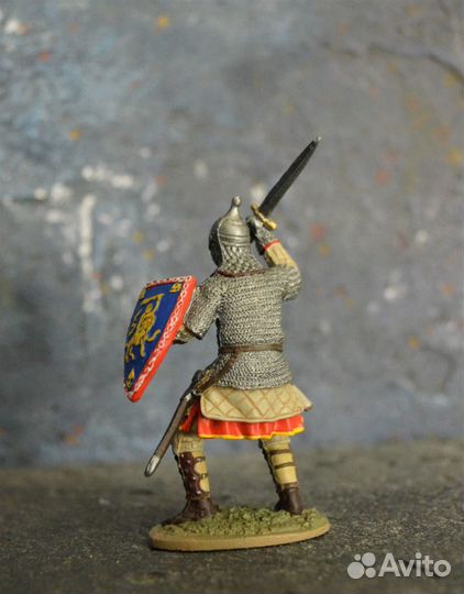 Русский ратник оловянный солдатик