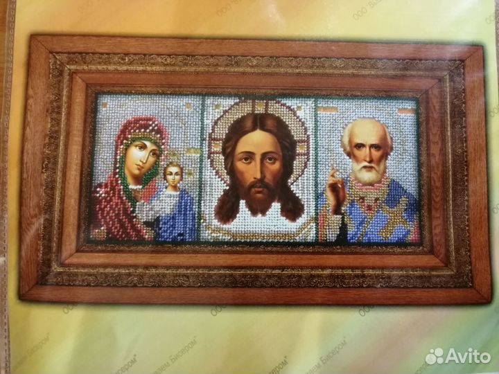 Вышивка бисером, иконы, домашний иконостас