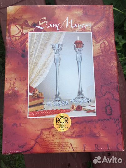 Хрустальные подсвечники