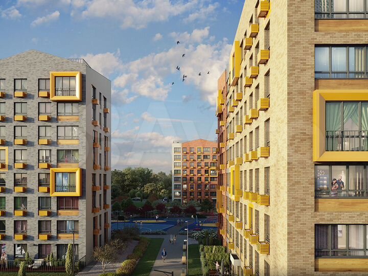 1-к. квартира, 34,4 м², 3/8 эт.