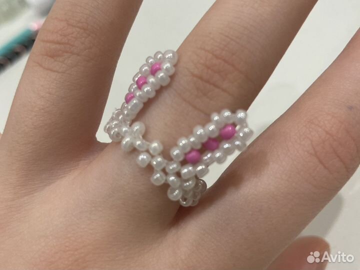 Кольцо из бисера