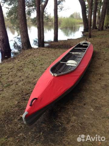 Оболочка, шкура для байдарки Таймень, Салют