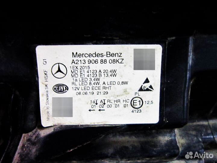 Фара левая Mercedes Е 200 W213 C238