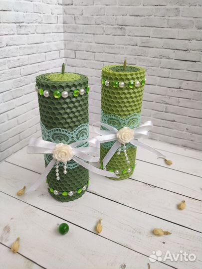 Свечи из вощины. Набор