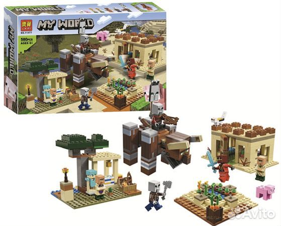 Конструктор Майнкрафт 11477 Патруль разбойников (M