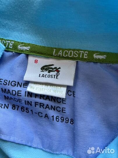 Поло lacoste