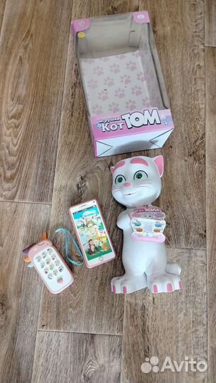 Говорящий кот Том, детский телефон, игрушки