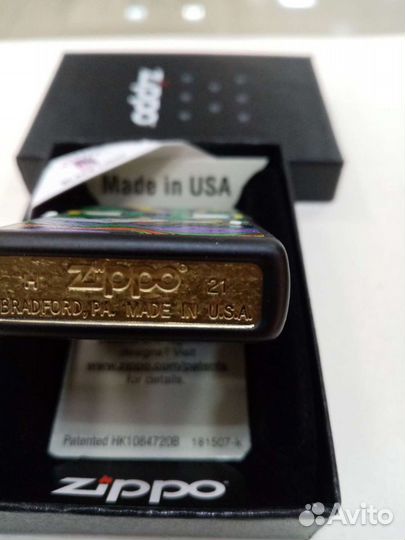 Зажигалка zippo арт. 49699 Black Light eye