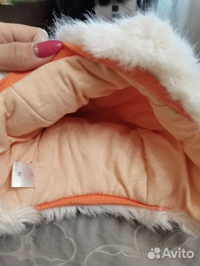 Шапка зимняя для девочки 50