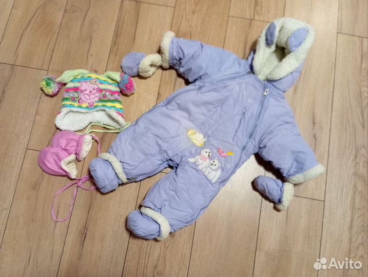 Костюмы и комбинезоны 62-80 см