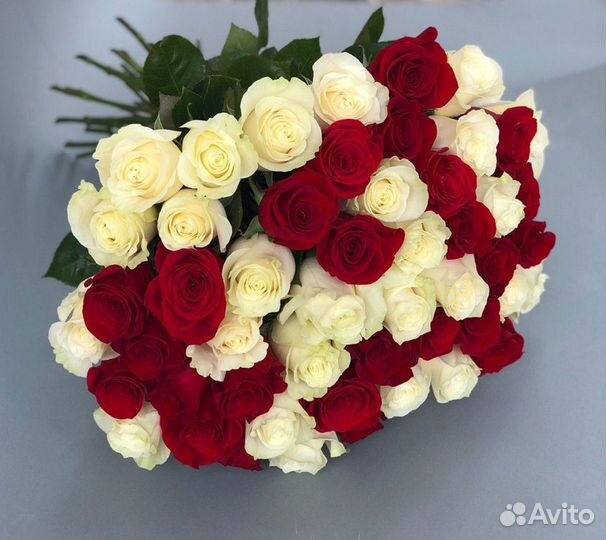 Розы оптом от 15шт. 51,101 роза оптом.Красноярск