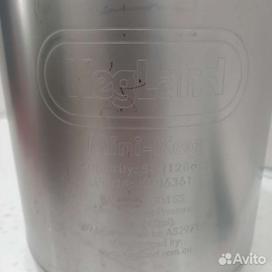 Мини кег 5 литров и неопреновый чехол