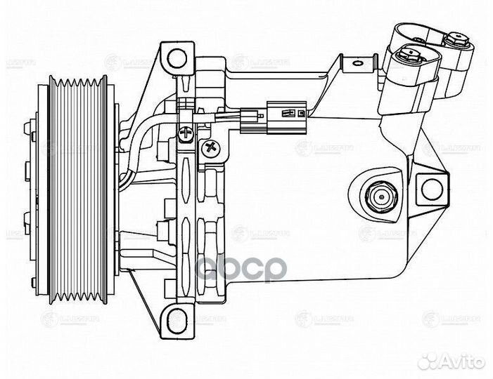 Компрессор кондиционера renault duster /kaptur