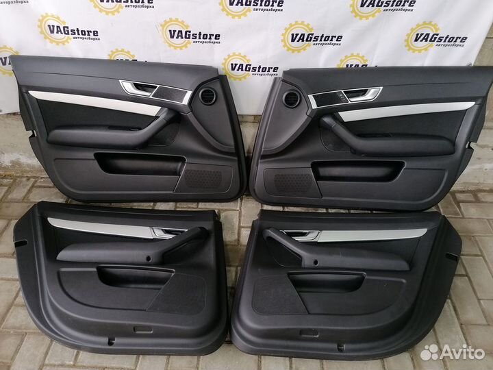 Обшивки дверей Audi A6 C6 2007 седан