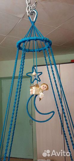 Люлька для новорожденных плетёная