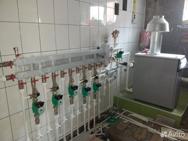 Монтаж систем отопления, водоснабжения,канализации