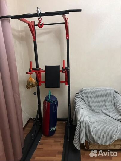 Стойка Турник/Брусья/Пресс + груша+ торг)