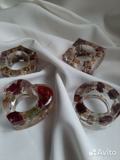 Кольца для салфеток, 4 шт