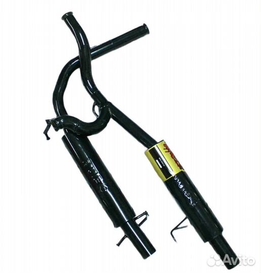 Глушитель mute ваз 2113-14 раздвоенный без насад