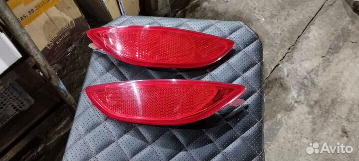 Катафоты в задний бампер Hyundai Solaris