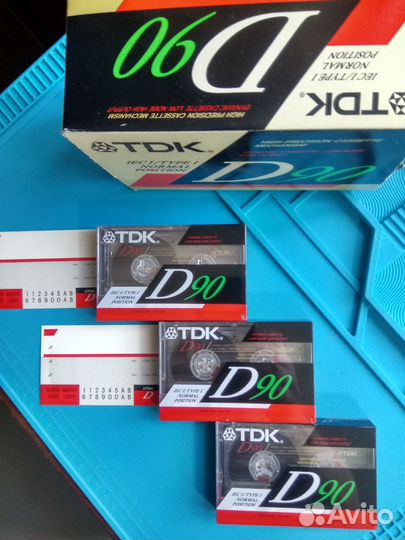 Аудиокассеты TDK D90 запечатанные