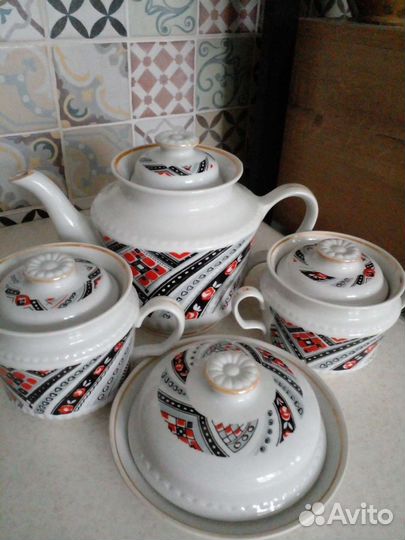 Сервиз чайный фарфор 70е