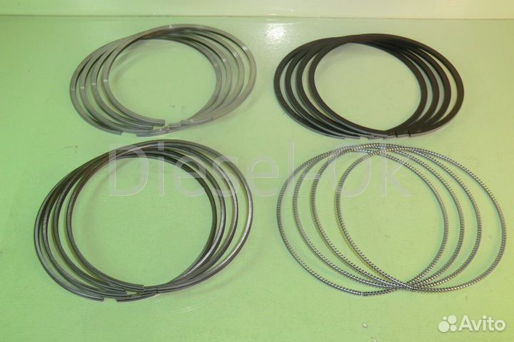 Кольца поршневые 4HF1-T комплект 8-97109-462-0