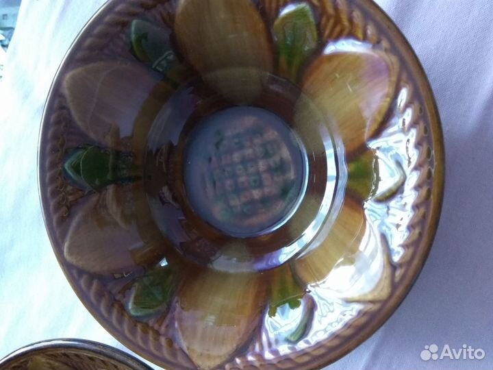 Керамическая тарелка, блюдца СССР