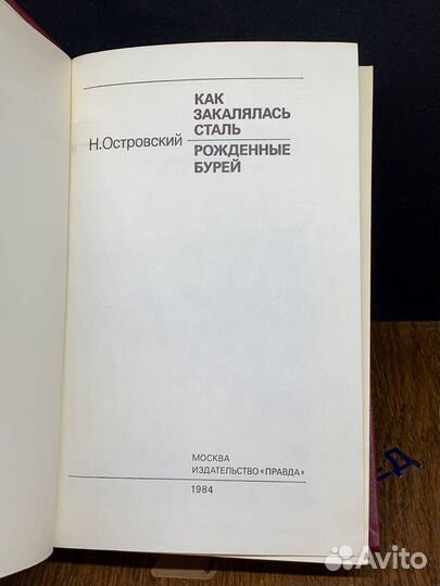 Как закалялась сталь. Рожденные бурей