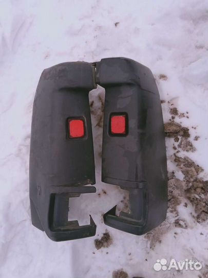 Уголки заднего бампера Фиат дукато 250