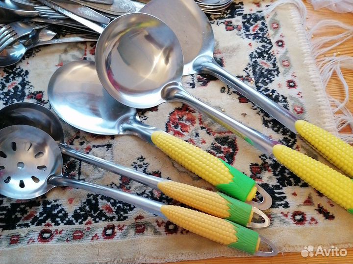 Ложки, вилки, набор СССР и современные