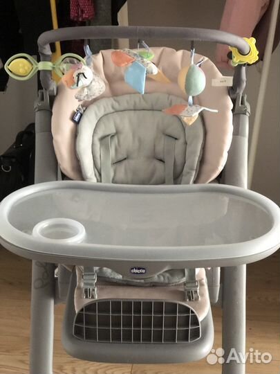 Стульчик для кормления chicco polly magic relax