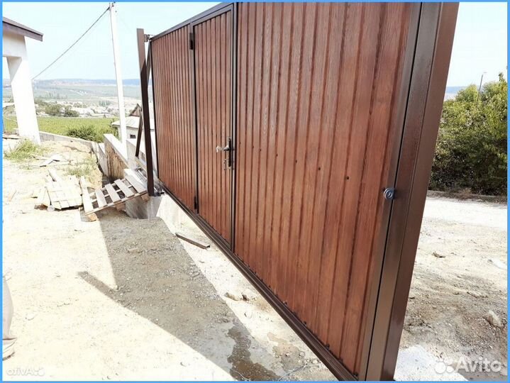 Откатные ворота под ключ