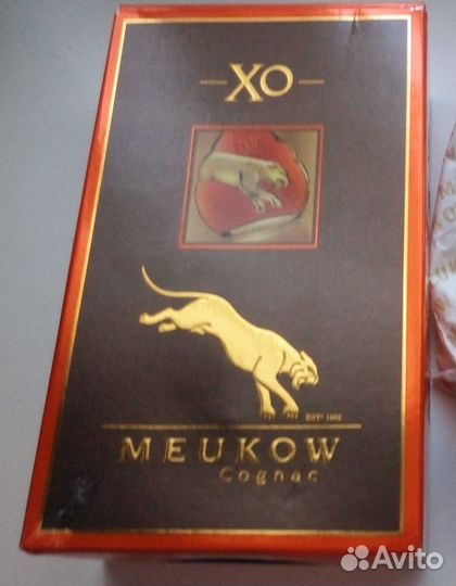 Коробка из под коньяка Meukow X.O